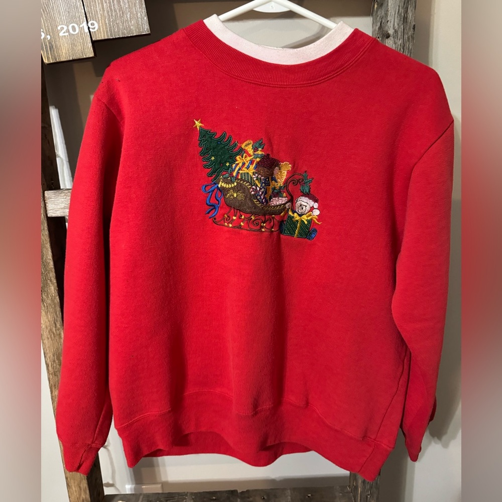 Vintage women’s ugly Christmas sweater